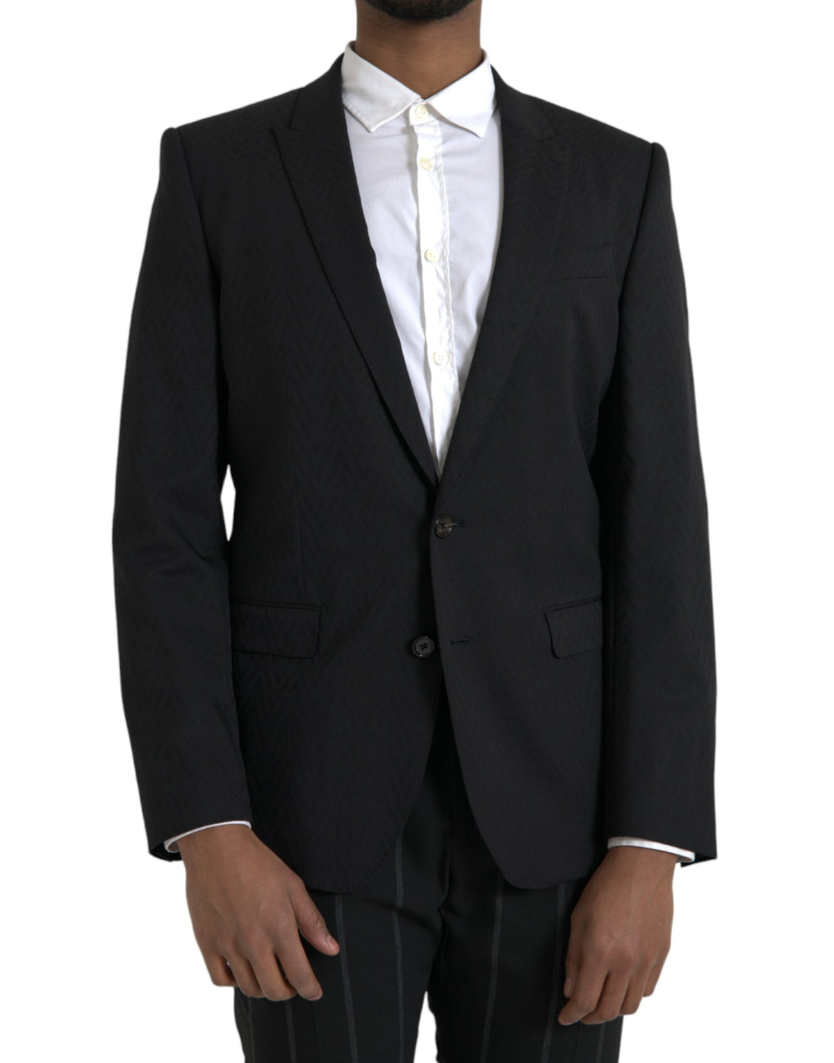 Dolce & Gabbana Black MARTINI Slim Fit Jacket Coat Blazer -   -  Dolce & Gabbana.