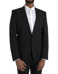 Dolce & Gabbana Black MARTINI Slim Fit Jacket Coat Blazer -   -  Dolce & Gabbana.