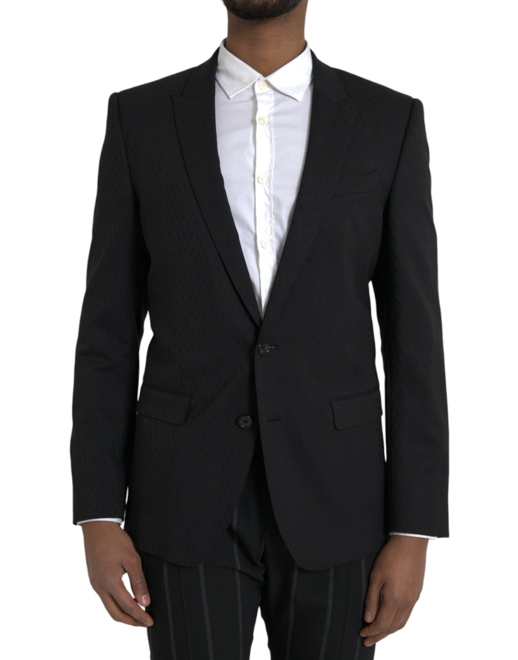 Dolce & Gabbana Black MARTINI Slim Fit Jacket Coat Blazer -   -  Dolce & Gabbana. Dolce & Gabbana Black MARTINI Slim Fit Jacket Coat Blazer -   -  Dolce & Gabbana.