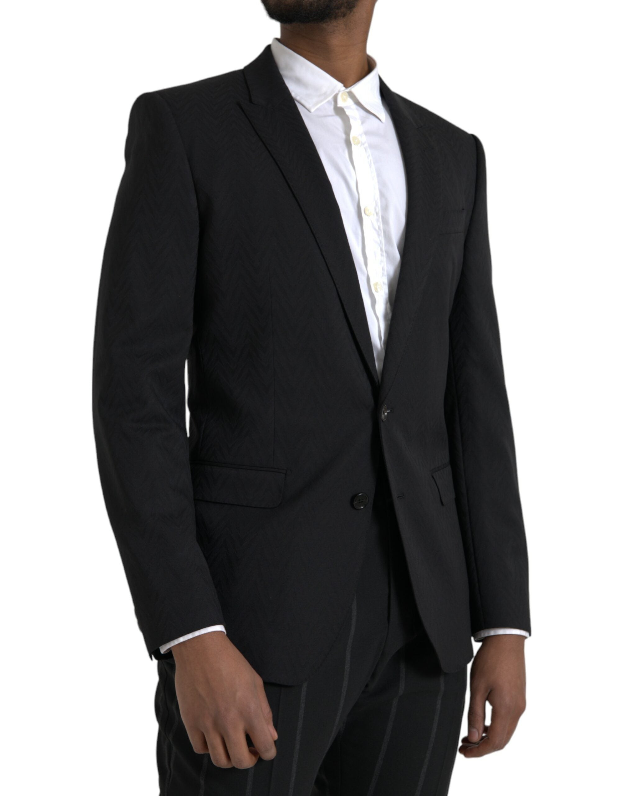 Dolce & Gabbana Black MARTINI Slim Fit Jacket Coat Blazer -   -  Dolce & Gabbana. Dolce & Gabbana Black MARTINI Slim Fit Jacket Coat Blazer -   -  Dolce & Gabbana.