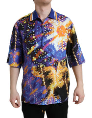 Dolce & Gabbana Multicolor Luminarie Print Cotton Casual Shirt -   -  Dolce & Gabbana.