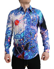 Dolce & Gabbana Multicolor Luminarie Slim MARTINI Shirt -   -  Dolce & Gabbana.