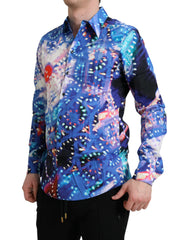 Dolce & Gabbana Multicolor Luminarie Slim MARTINI Shirt -   -  Dolce & Gabbana.
