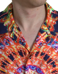 Dolce & Gabbana Multicolor Luminarie Silk Casual Shirt -   -  Dolce & Gabbana.