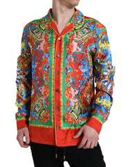 Dolce & Gabbana Multicolor Patterned Button Down Casual Shirt -   -  Dolce & Gabbana.
