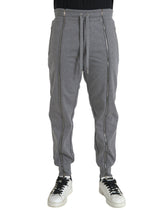 Dolce & Gabbana Gray Cotton Jogger Skinny Sweatpants Pants -   -  Dolce & Gabbana.
