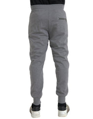 Dolce & Gabbana Gray Cotton Jogger Skinny Sweatpants Pants -   -  Dolce & Gabbana.