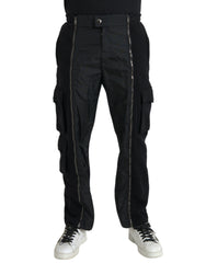 Dolce & Gabbana Black Cotton Blend Skinny Pants -   -  Dolce & Gabbana.