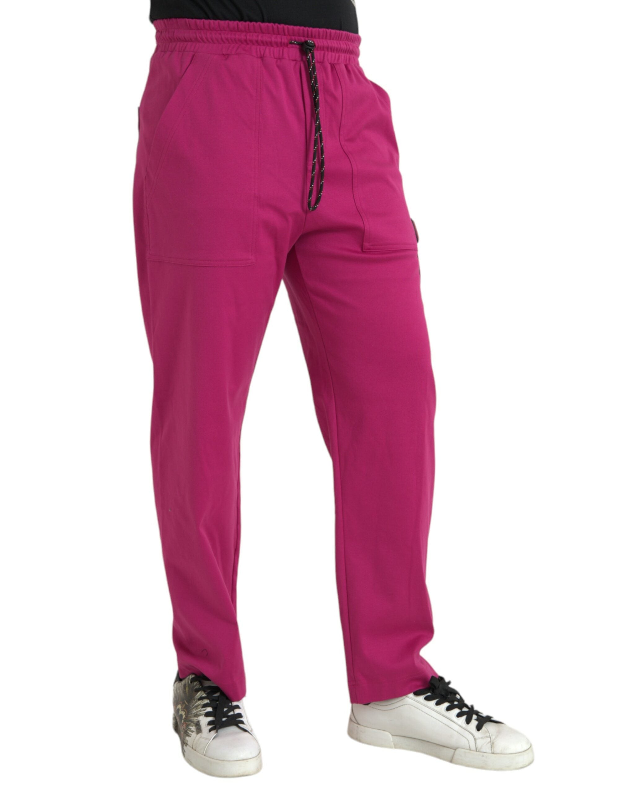 Dolce & Gabbana Pink Logo Cargo Cotton Jogger Sweatpants Pants -   -  Dolce & Gabbana. Dolce & Gabbana Pink Logo Cargo Cotton Jogger Sweatpants Pants -   -  Dolce & Gabbana.