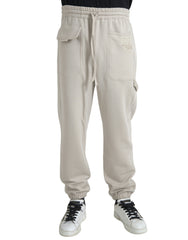 Dolce & Gabbana Off White Viscose Cargo Jogger Sweatpants Pants -   -  Dolce & Gabbana.
