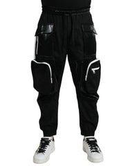 Dolce & Gabbana Black Nylon Cargo Jogger Men Sweatpants Pants -   -  Dolce & Gabbana.