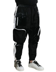 Dolce & Gabbana Black Nylon Cargo Jogger Men Sweatpants Pants -   -  Dolce & Gabbana.