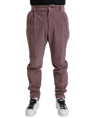 Dolce & Gabbana Purple Corduroy Cotton Stretch Skinny Pants -   -  Dolce & Gabbana.