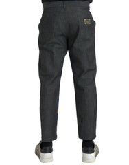 Dolce & Gabbana Multicolor Tiger Leopard Cotton Loose Tapered Pants -   -  Dolce & Gabbana.