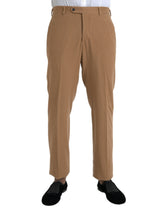 Prada Beige Cashmere Men Straight Fit Dress Pants -   -  Prada.