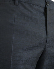Dolce & Gabbana Blue Wool Men Skinny Dress Pants -   -  Dolce & Gabbana.