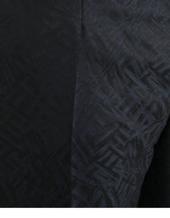 Dolce & Gabbana Blue Brocade Wool Skinny Men Dress Pants -   -  Dolce & Gabbana.