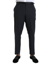 Dolce & Gabbana Blue Wool Men Skinny Dress Pants -   -  Dolce & Gabbana.