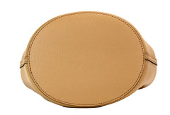 Burberry Lorne Small Camel Haymarket Check Pebble Leather Bucket Handbag Purse -  Luxury Cross Body Bag for Women -  Burberry.