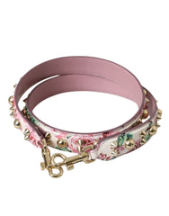 Dolce & Gabbana Pink Floral Handbag Accessory Shoulder Strap - - Dolce & Gabbana.