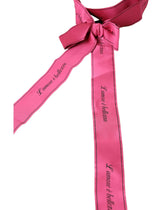 Dolce & Gabbana Pink L'Amore E'Bellezza Waist Belt -   -  Dolce & Gabbana.