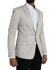Dolce & Gabbana Beige MARTINI Single Breasted Coat Blazer -   -  Dolce & Gabbana.