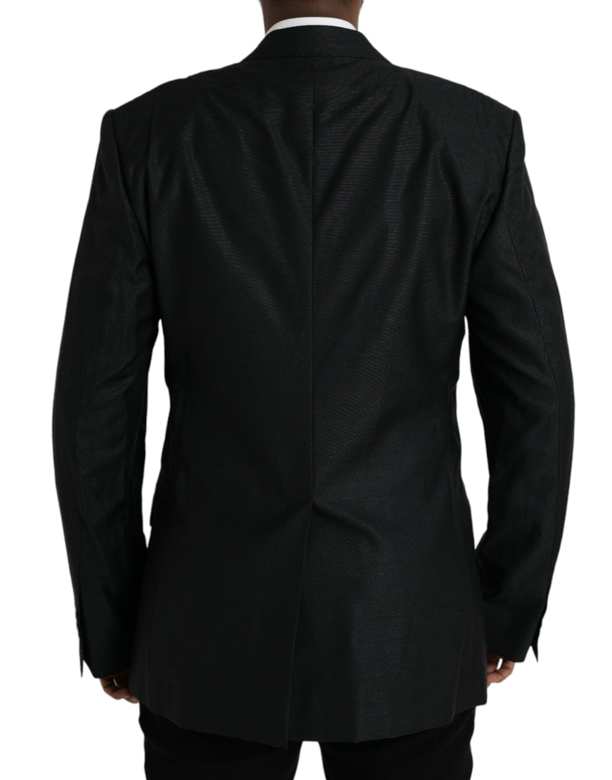 Dolce & Gabbana Black Wool Notch SingleBreasted Coat Blazer -   -  Dolce & Gabbana. Dolce & Gabbana Black Wool Notch SingleBreasted Coat Blazer -   -  Dolce & Gabbana.