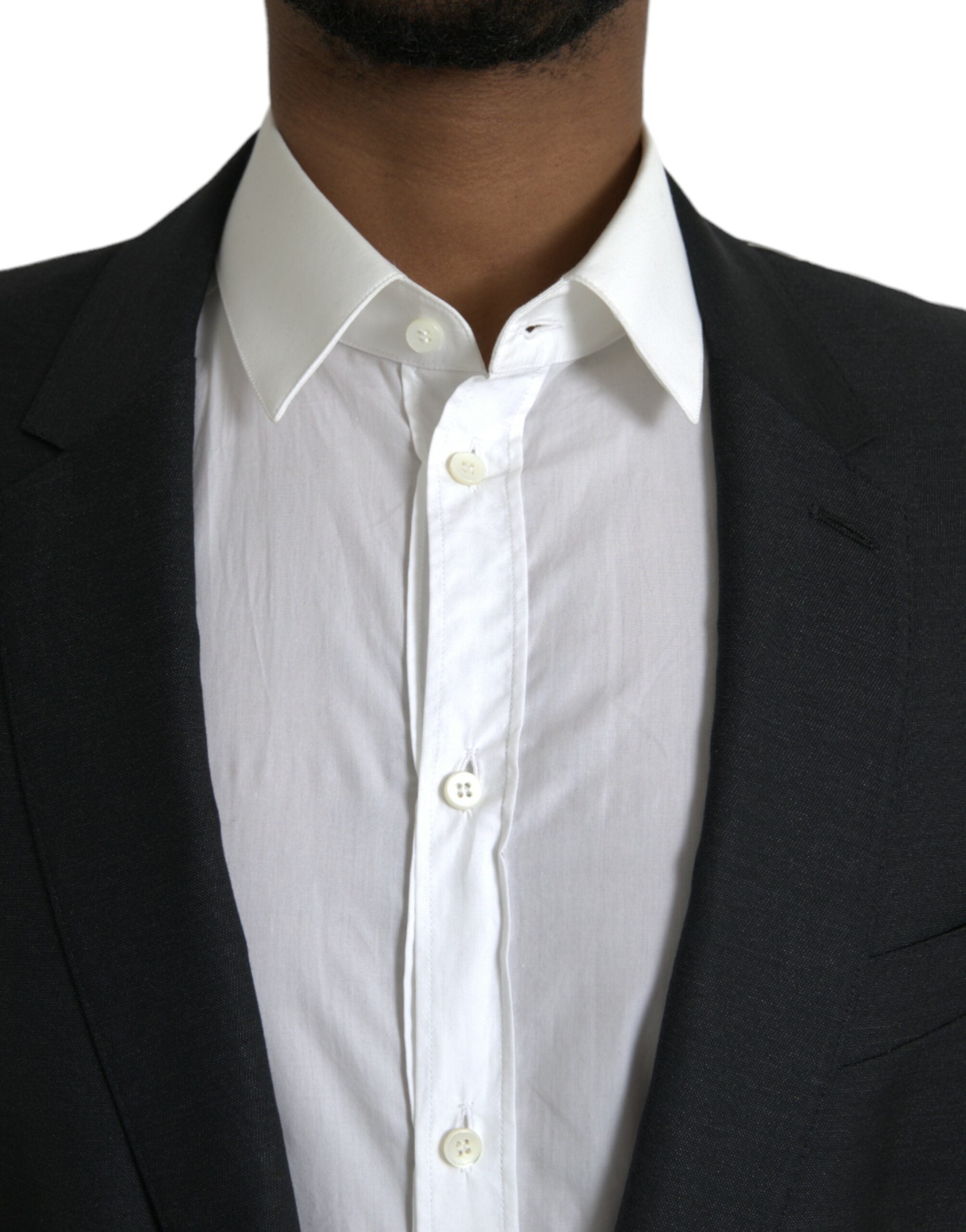 Dolce & Gabbana Black Wool Notch SingleBreasted Coat Blazer -   -  Dolce & Gabbana. Dolce & Gabbana Black Wool Notch SingleBreasted Coat Blazer -   -  Dolce & Gabbana.