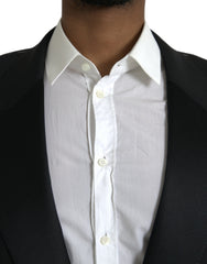 Dolce & Gabbana Black SICILIA Single Breasted Coat Blazer -   -  Dolce & Gabbana.