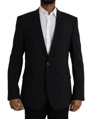 Dolce & Gabbana Black MARTINI Single Breasted Coat Blazer -   -  Dolce & Gabbana.