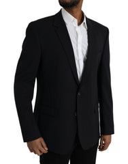 Dolce & Gabbana Black MARTINI Single Breasted Coat Blazer -   -  Dolce & Gabbana.