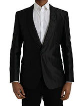 Dolce & Gabbana Black MARTINI Single Breasted Coat Blazer -   -  Dolce & Gabbana.