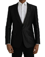 Dolce & Gabbana Black MARTINI Single Breasted Coat Blazer -   -  Dolce & Gabbana.