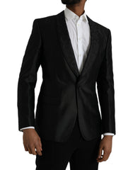 Dolce & Gabbana Black MARTINI Single Breasted Coat Blazer -   -  Dolce & Gabbana.