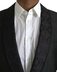 Dolce & Gabbana Black MARTINI Single Breasted Coat Blazer -   -  Dolce & Gabbana.