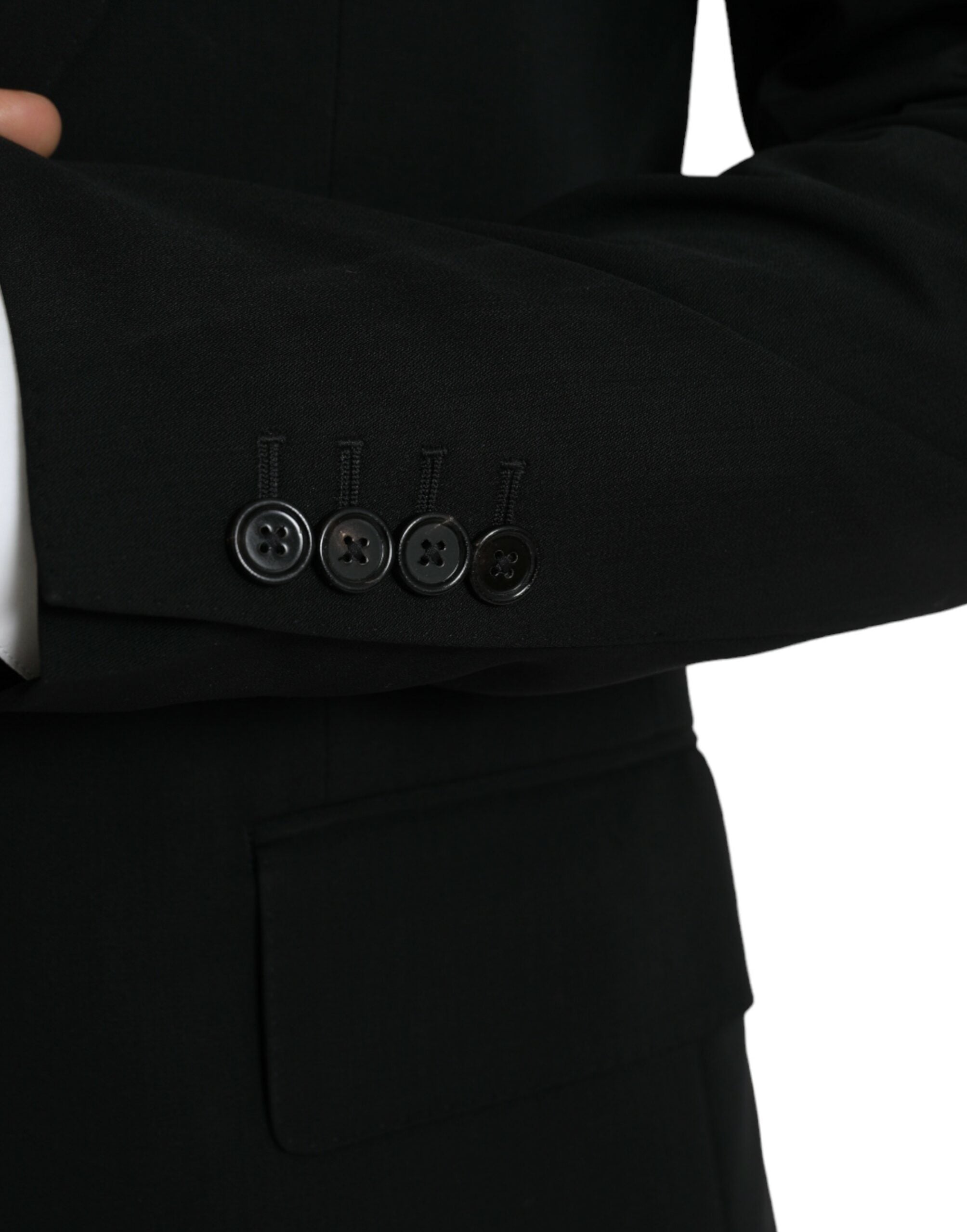 Dolce & Gabbana Black Wool Peak Single Breasted Coat Blazer -   -  Dolce & Gabbana. Dolce & Gabbana Black Wool Peak Single Breasted Coat Blazer -   -  Dolce & Gabbana.