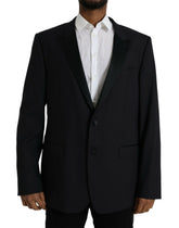 Dolce & Gabbana Blue MARTINI Single Breasted Coat Blazer -   -  Dolce & Gabbana.