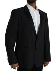 Dolce & Gabbana Blue MARTINI Single Breasted Coat Blazer -   -  Dolce & Gabbana.