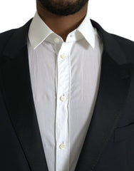 Dolce & Gabbana Blue MARTINI Single Breasted Coat Blazer -   -  Dolce & Gabbana.