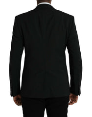 Dolce & Gabbana Blue MARTINI Shawl Single Breasted Blazer -   -  Dolce & Gabbana.