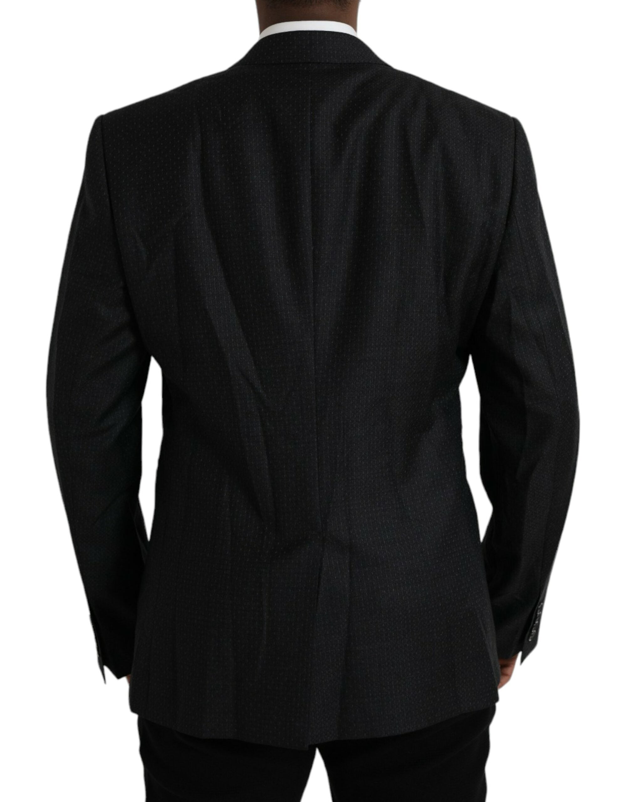 Dolce & Gabbana Black Wool MARTINI Single Breasted Coat Blazer -   -  Dolce & Gabbana. Dolce & Gabbana Black Wool MARTINI Single Breasted Coat Blazer -   -  Dolce & Gabbana.