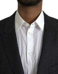 Dolce & Gabbana Black Wool MARTINI Single Breasted Coat Blazer -   -  Dolce & Gabbana.