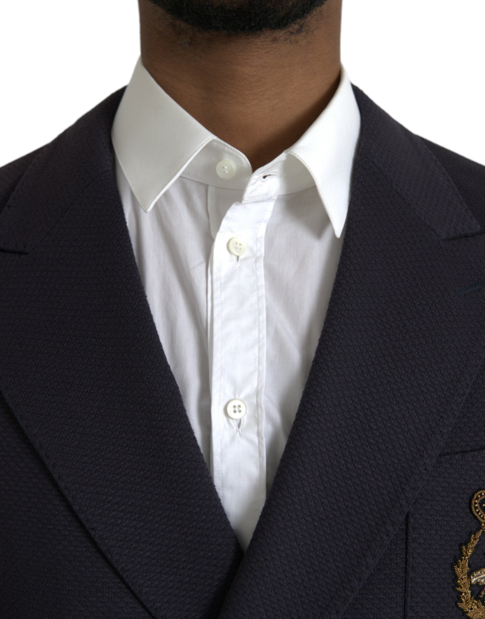 Dolce & Gabbana Dark Blue Crown Bee Double Breasted Blazer -   -  Dolce & Gabbana. Dolce & Gabbana Dark Blue Crown Bee Double Breasted Blazer -   -  Dolce & Gabbana.