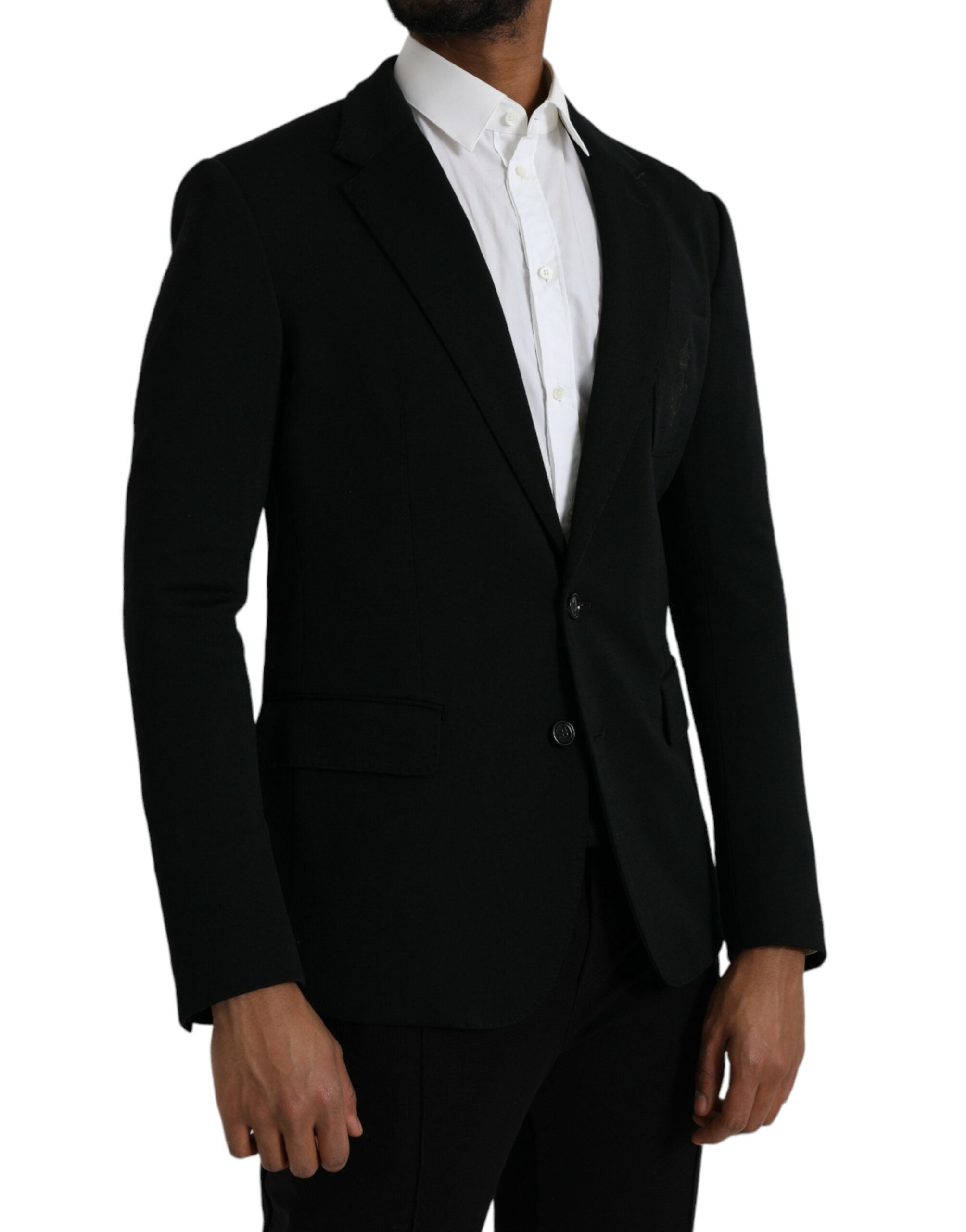 Dolce & Gabbana Black Wool Notch Single Breasted Coat Blazer -   -  Dolce & Gabbana. Dolce & Gabbana Black Wool Notch Single Breasted Coat Blazer -   -  Dolce & Gabbana.