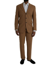 Prada Brown Cashmere 2 Piece Single Breasted Suit -   -  Prada.