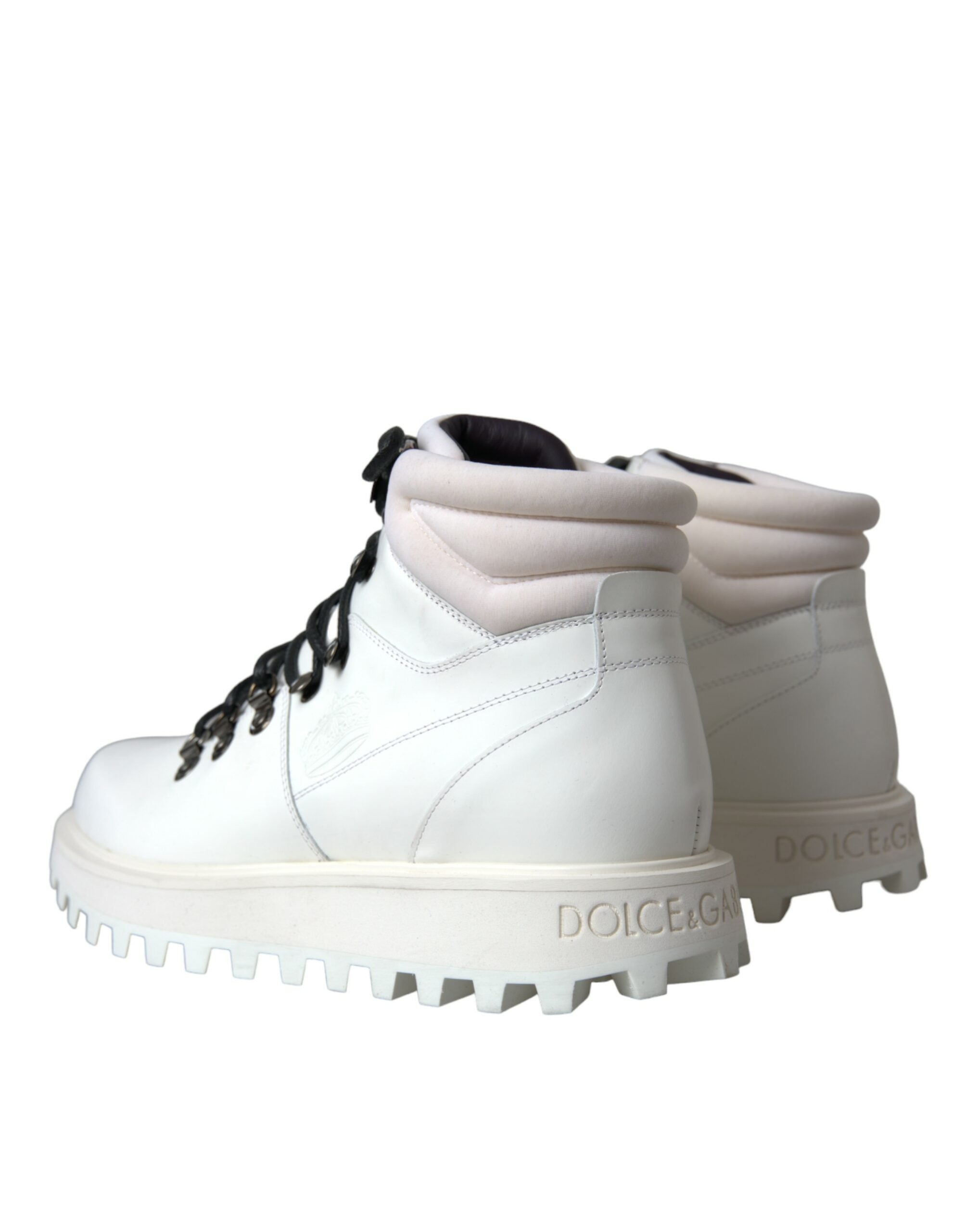 Dolce & Gabbana White Vulcano Trekking Men Ankle Boots Shoes -   -  Dolce & Gabbana. Dolce & Gabbana White Vulcano Trekking Men Ankle Boots Shoes -   -  Dolce & Gabbana.