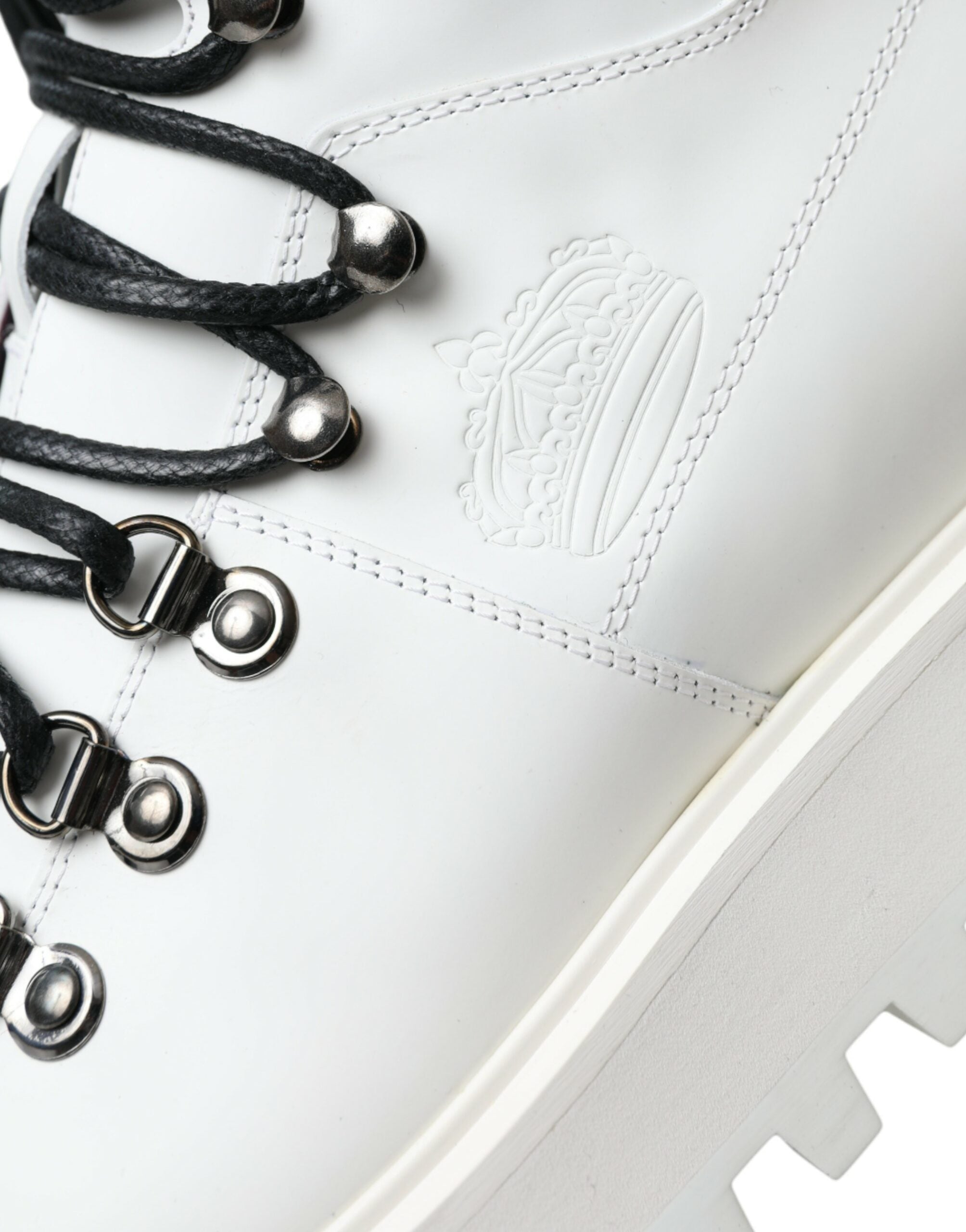 Dolce & Gabbana White Vulcano Trekking Men Ankle Boots Shoes -   -  Dolce & Gabbana. Dolce & Gabbana White Vulcano Trekking Men Ankle Boots Shoes -   -  Dolce & Gabbana.