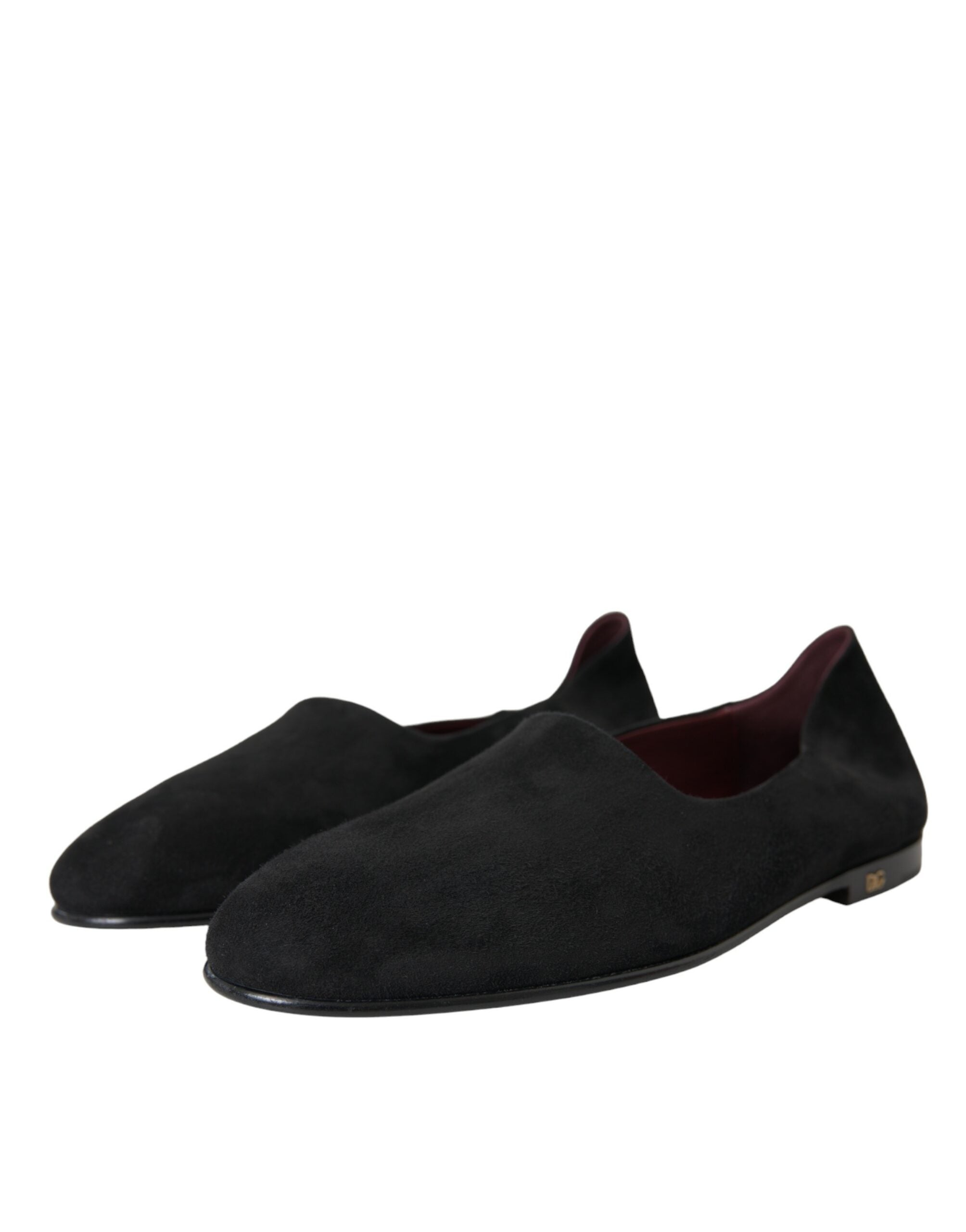 Dolce & Gabbana Black Suede Loafers Formal Dress Slip On Shoes -   -  Dolce & Gabbana. Dolce & Gabbana Black Suede Loafers Formal Dress Slip On Shoes -   -  Dolce & Gabbana.