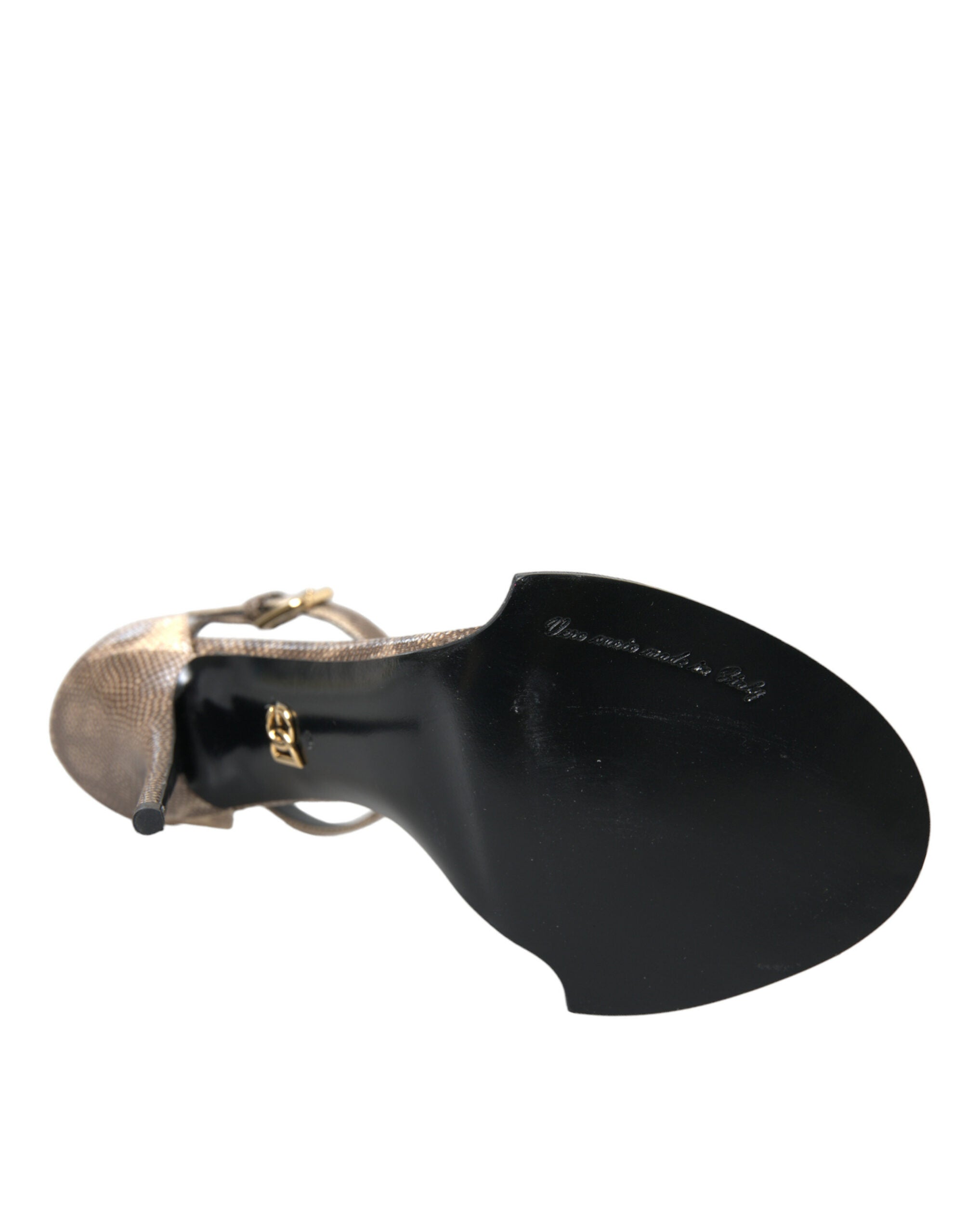 Dolce & Gabbana Brown Exotic Leather Crystal Sandals Shoes -   -  Dolce & Gabbana. Dolce & Gabbana Brown Exotic Leather Crystal Sandals Shoes -   -  Dolce & Gabbana.