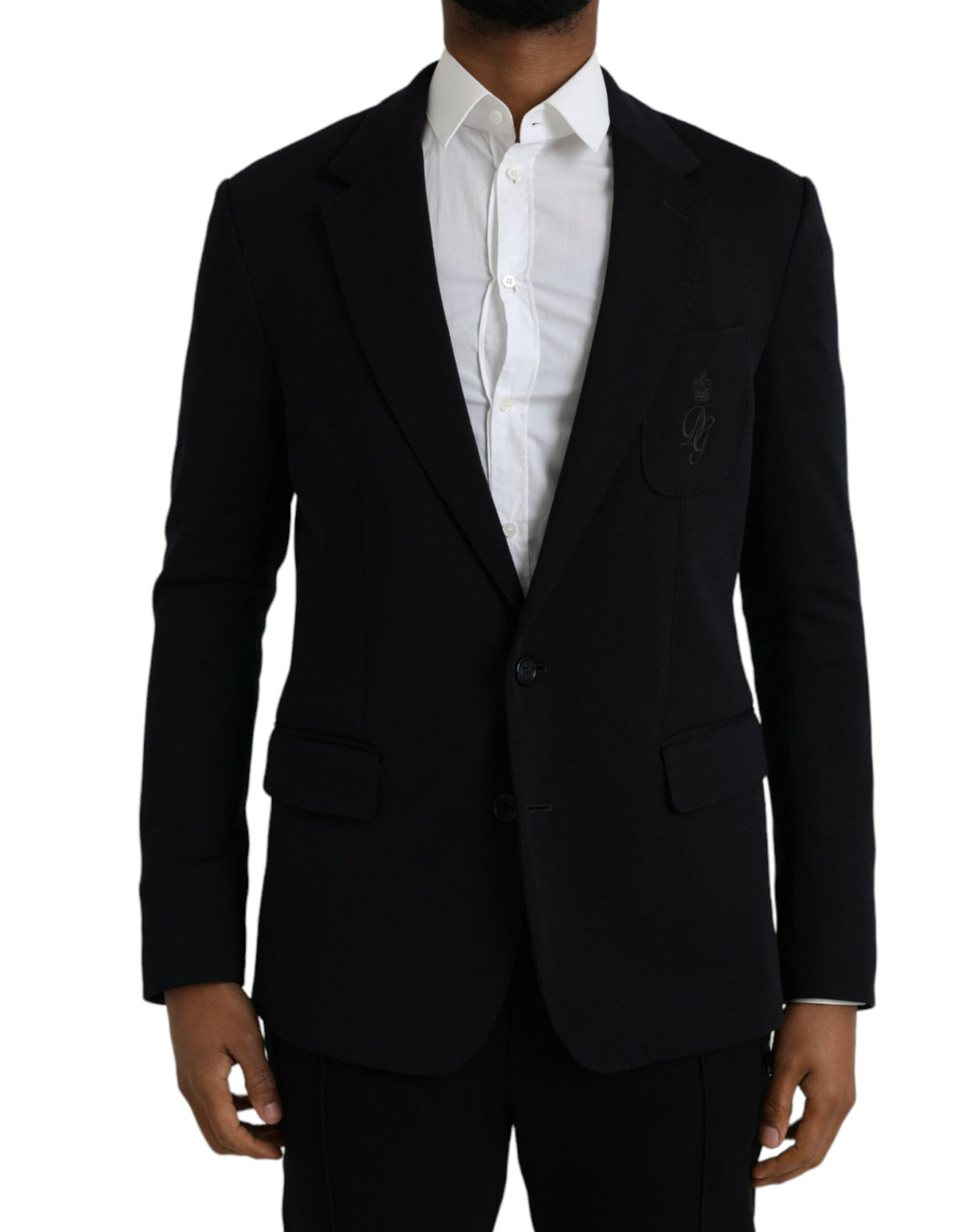 Dolce & Gabbana Black Wool Single Breasted Coat Blazer -   -  Dolce & Gabbana.